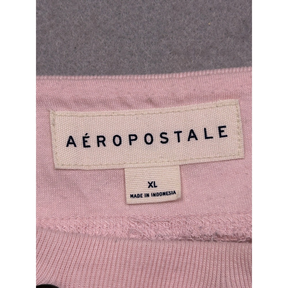 Aeropostale Sweatpants Cotton Blend Pink Graphic XL Womens - Picture 9 of 13